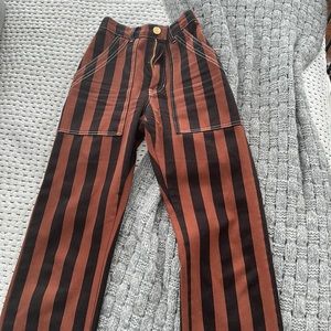 Big Bud Press Striped Work Pants XXS